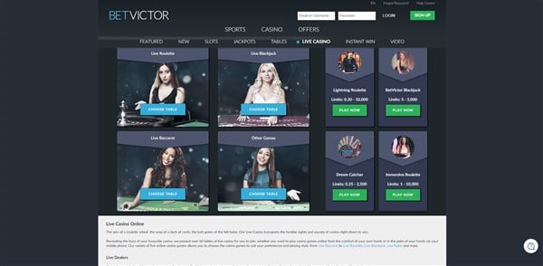 Betvictor Casino Roulette Review